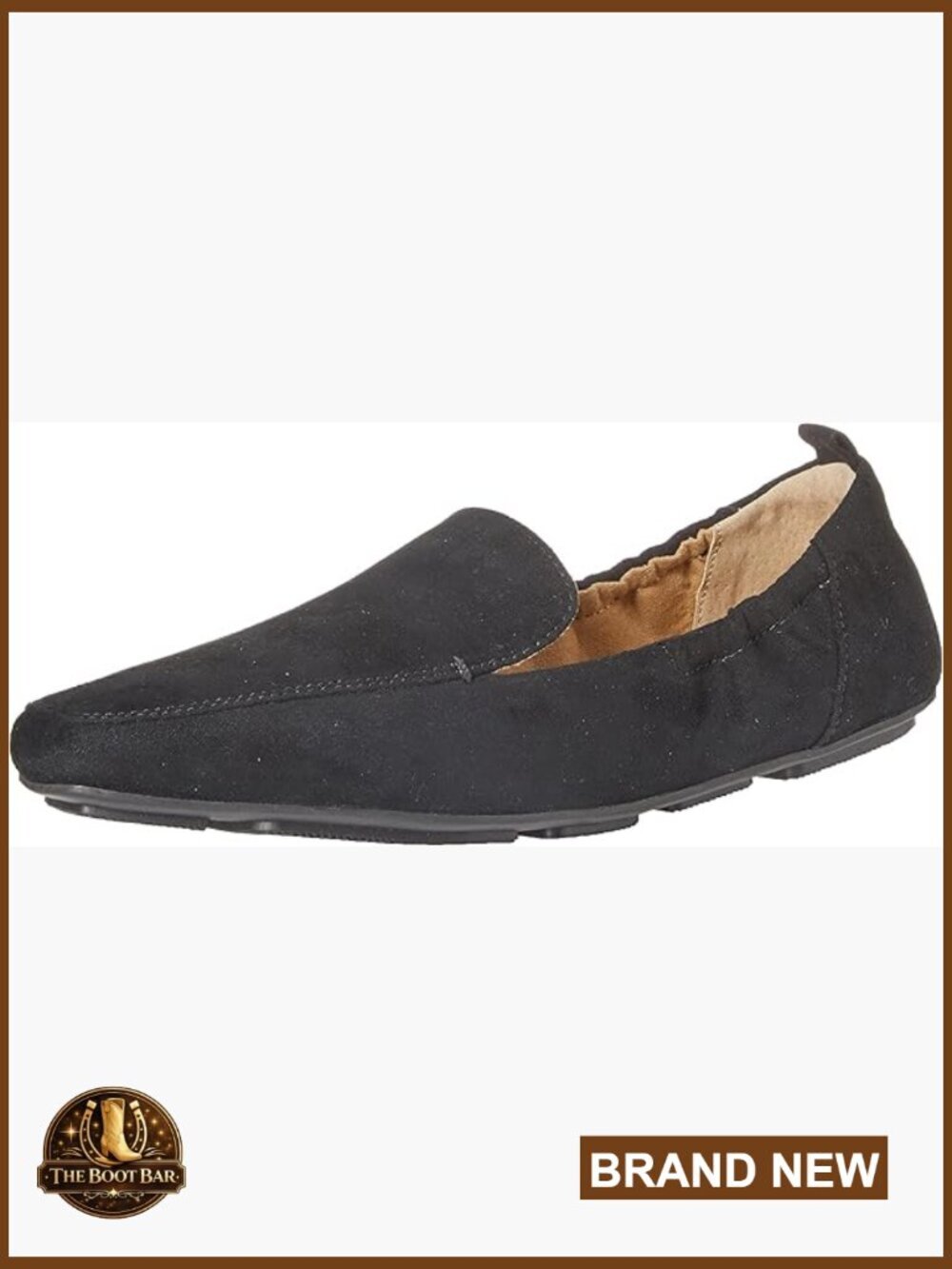 Women's Square Toe Soft Slip-On Loafer Flats Memory Foam